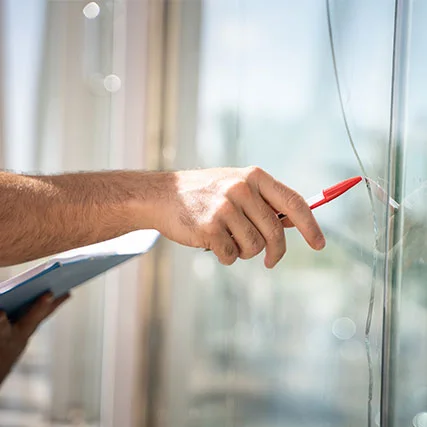 broken glass repair in Clearwater, FL